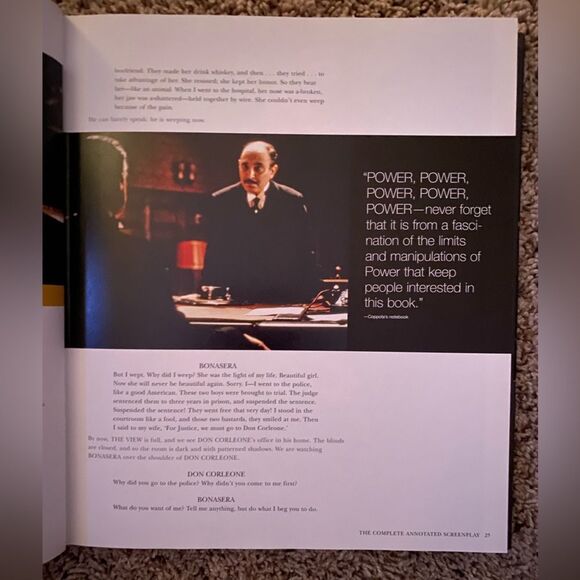 THE ANNOTATED GODFATHER - Complete Screenplay: hardcover book - Picture 4 of 13